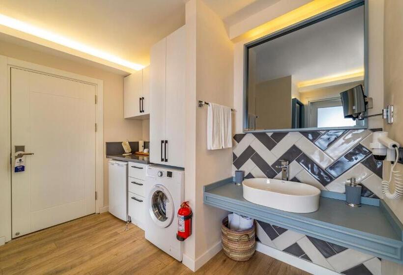 اتاق استاندارد چهارنفره با بالکن, Ece Marina Suites