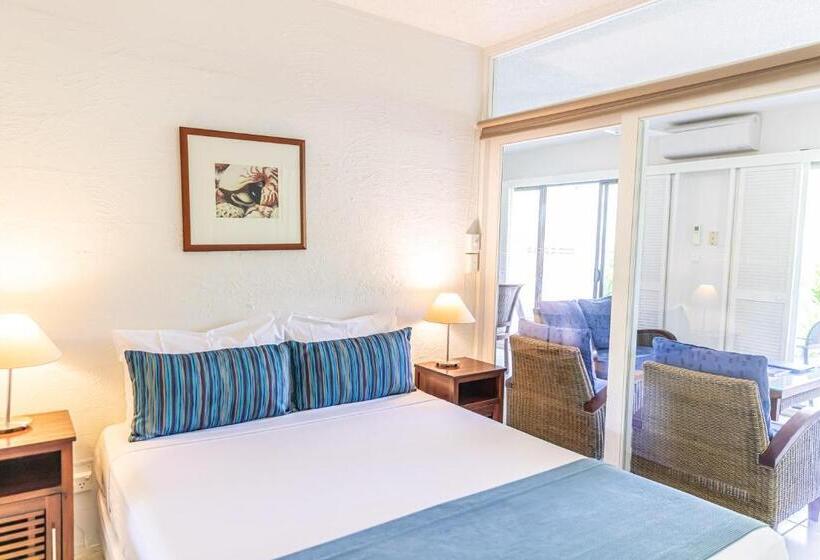 דירת 2 חדרי שינה עם נוף לגינה, Beachfront Terraces With Onsite Reception & Check In