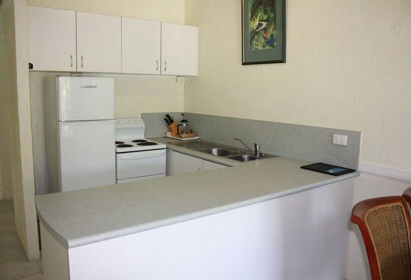 דירת 2 חדרי שינה עם נוף לגינה, Beachfront Terraces With Onsite Reception & Check In