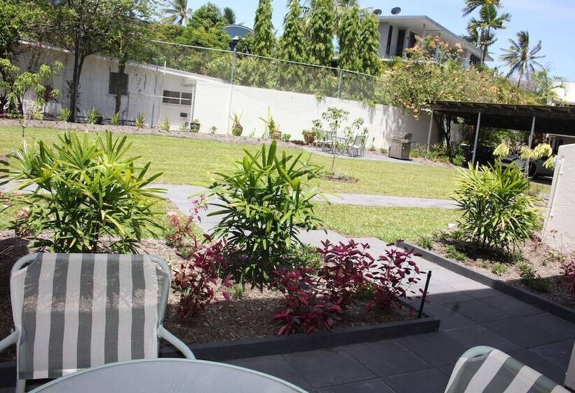 דירת 2 חדרי שינה עם נוף לגינה, Beachfront Terraces With Onsite Reception & Check In