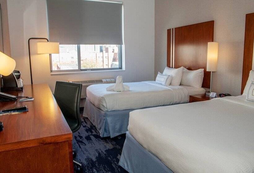 Номер Стандарт 2 Двуспальные Кровати, Fairfield Inn & Suites By Marriott New York Brooklyn