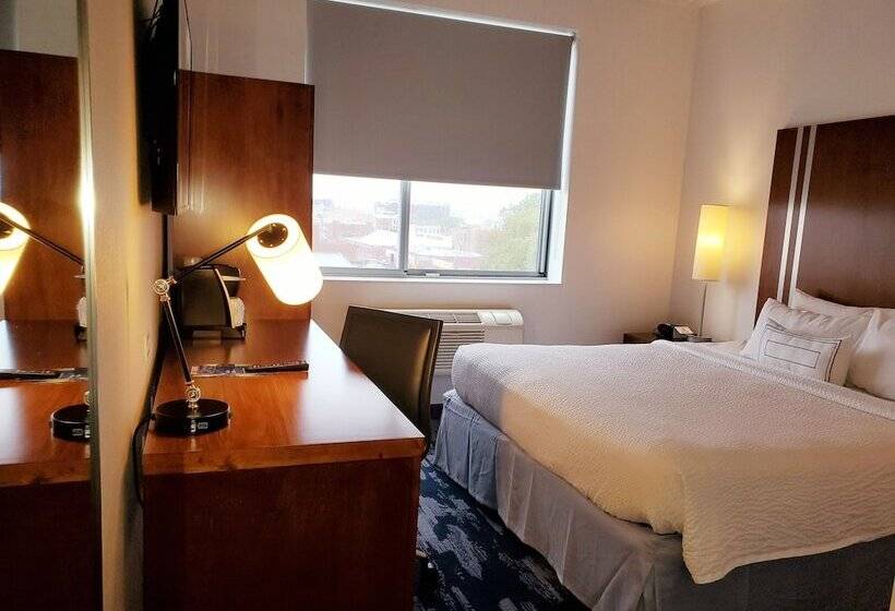 Quarto standart cama de casal, Fairfield Inn & Suites By Marriott New York Brooklyn