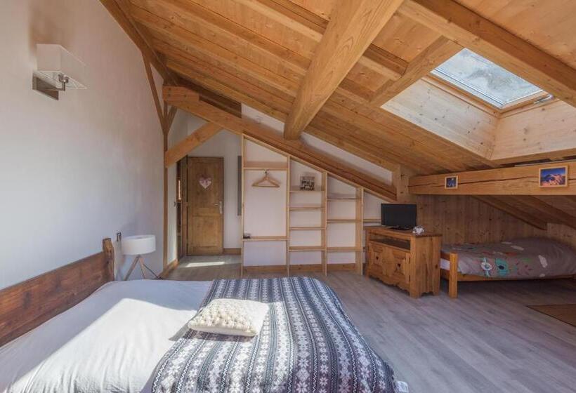 Семейный Номер, Chantemerle 1741, Chambres D Hôtes à La Montagne