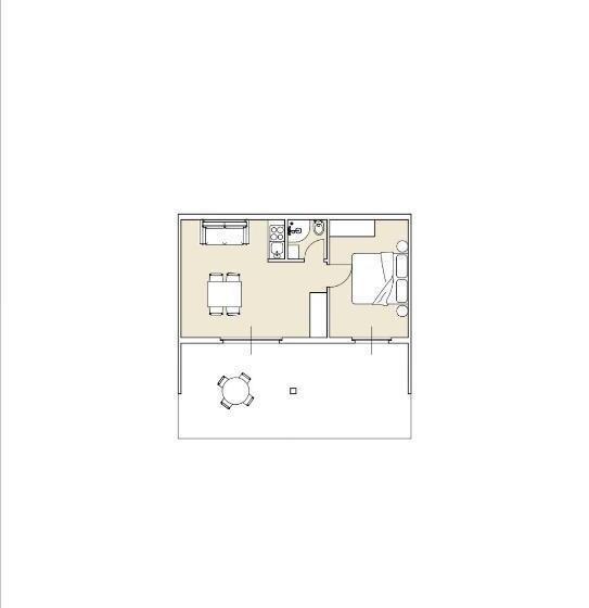 带1个卧室的公寓, Residenza Ai Ronchi 1 2 6