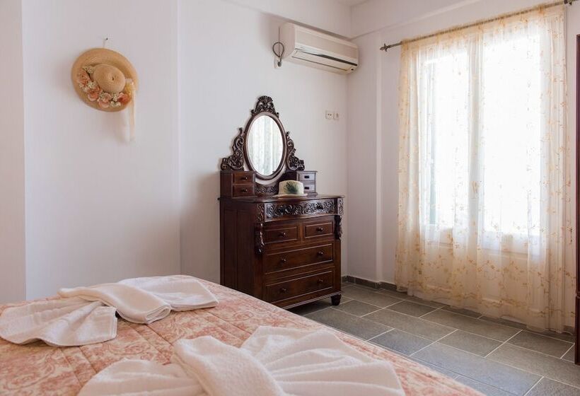 آپارتمان 1 خوابه با چشم‌انداز جانبی دریا, Villa Areto
