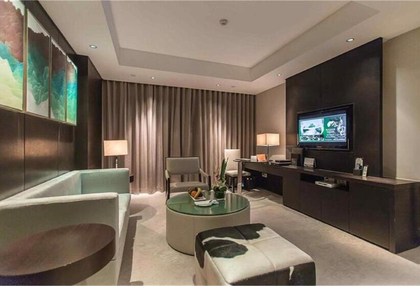 Люкс Deluxe Кровать Кинг, Howard Johnson Ifc Plaza Ningbo