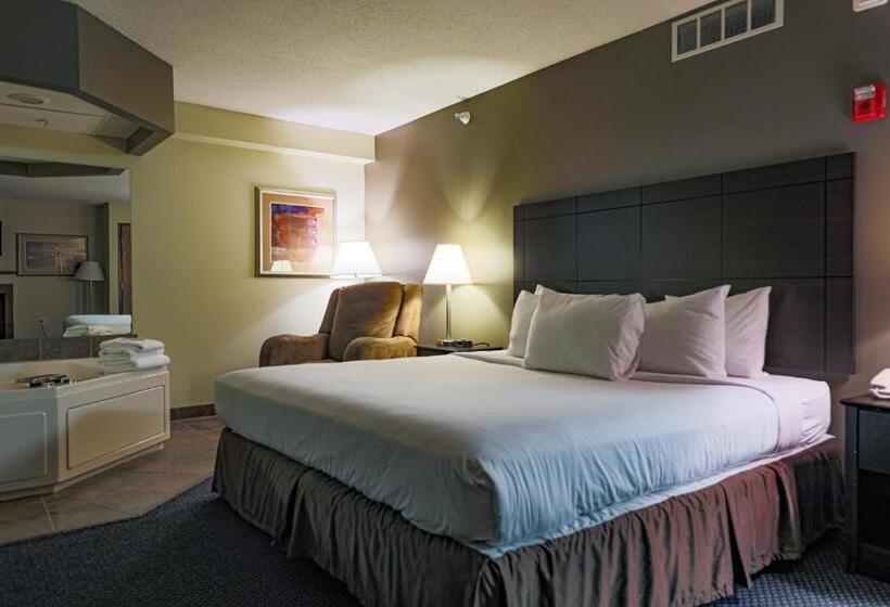 חדר דחוקס עם מיטת קינג, Americinn By Wyndham Lincoln South