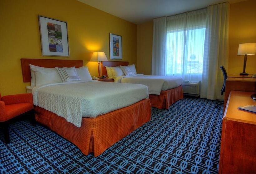 스탠다드 룸 더블 침대 2개, Fairfield Inn And Suites Sacramento Airport Natomas