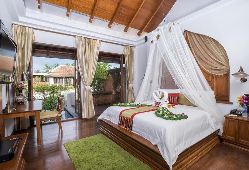 带花园景观和一个卧室的别墅, Royal Muang Samui Villas   Sha Extra Plus