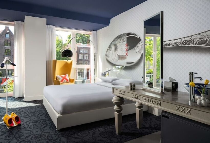 اتاق استاندارد با تخت دوبل, Andaz Amsterdam, Prinsengracht, By Hyatt