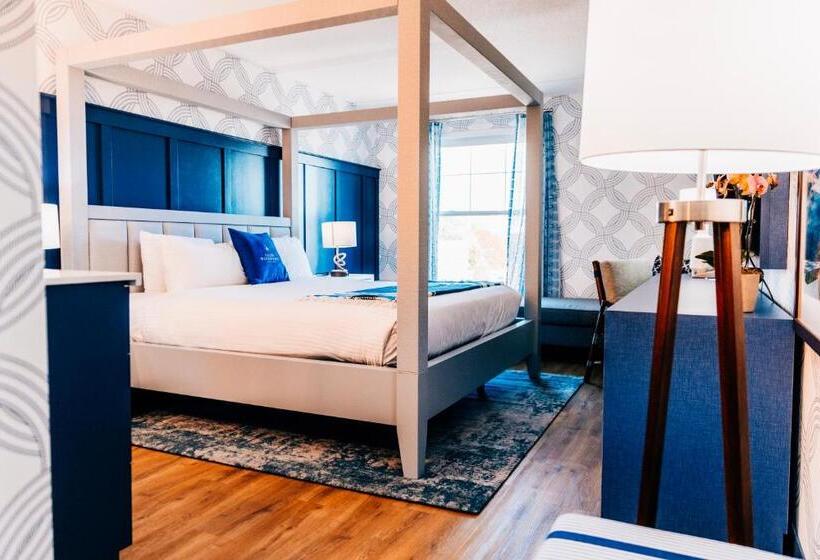 キングサイズベッドのデラックスルーム, Salem Waterfront Hotel & Suites