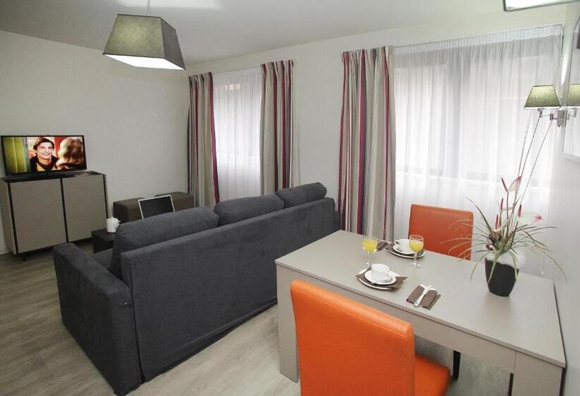 Апартаменты 1 Спальня, Odalys City Strasbourg Green Marsh