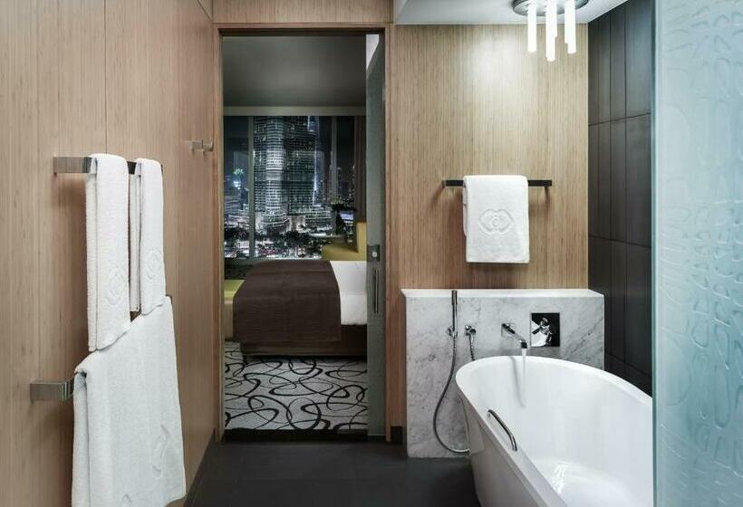 Номер Deluxe Кровать Кинг с Видом, Sofitel Dubai Downtown