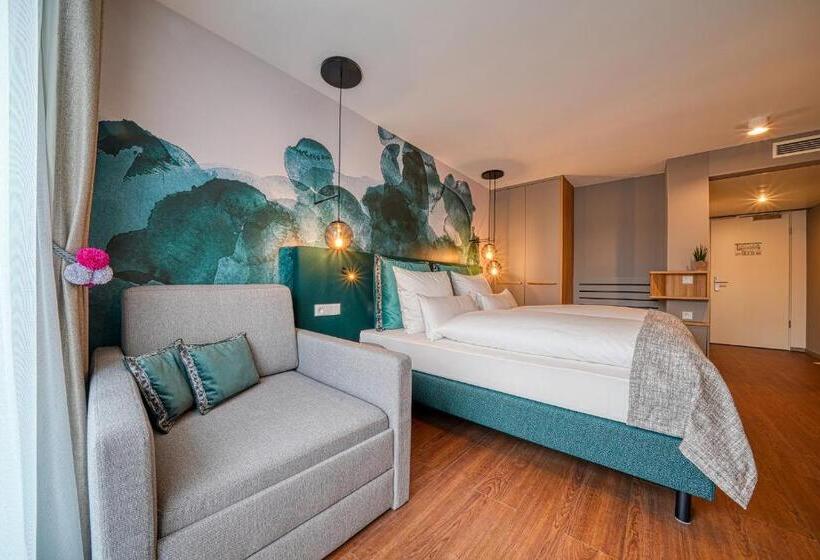 디럭스 룸, Fourside Hotel Freiburg, Trademark Collection By Wyndham