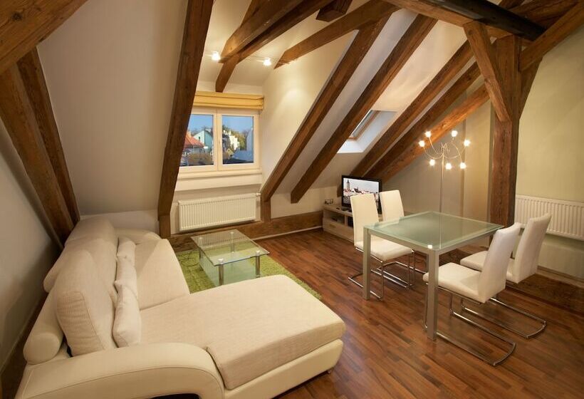 ２ベッドルームアパートメント, Residence U černé Věže české Budějovice