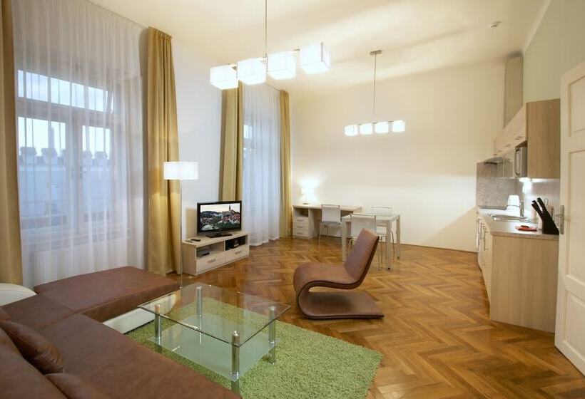 １ベッドルームアパートメント, Residence U černé Věže české Budějovice