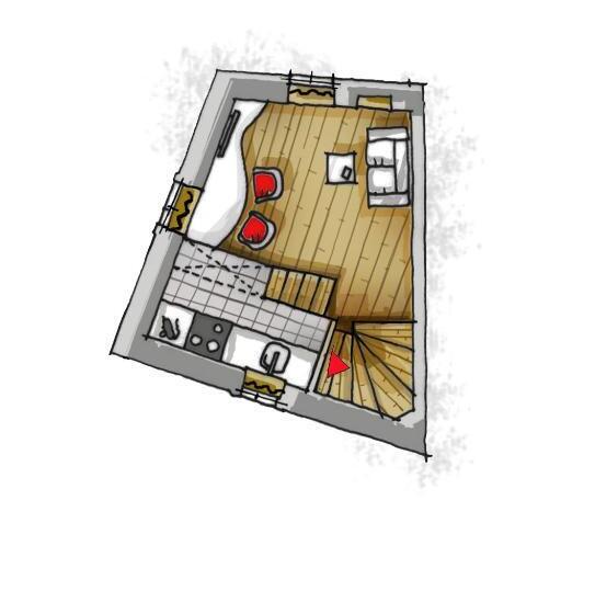 Номер Дюплекс, Divota Apartment
