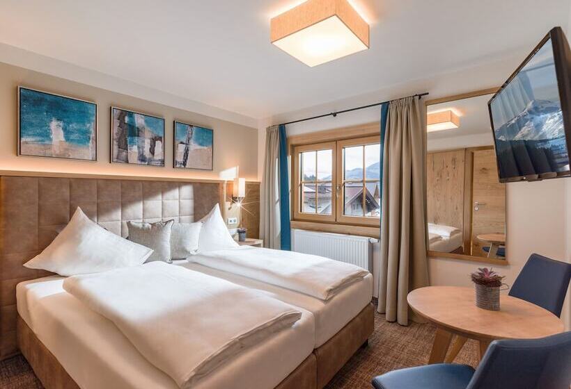 اتاق استاندارد یک نفره, Alpen Glück Hotel Unterm Rain Garni