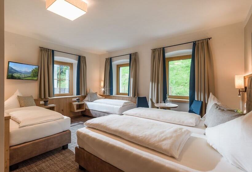 اتاق استاندارد چهار تخته, Alpen Glück Hotel Unterm Rain Garni