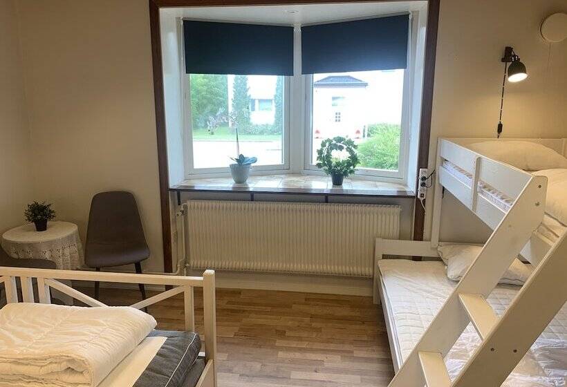 Quarto Familiar Banheiro Compartilhado, Saxvikens Vandrarhem