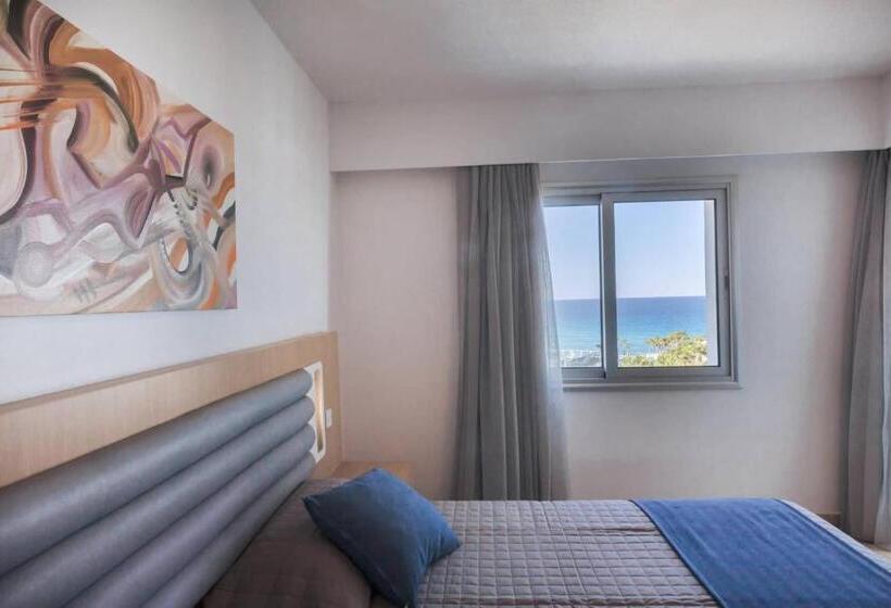 Апартаменты 1 Спальня Вид на Море, Vrissaki Hotel Apartments