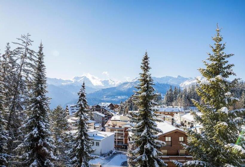 اتاق استاندارد یک تخته با بالکن, Valaisia Crans Montana