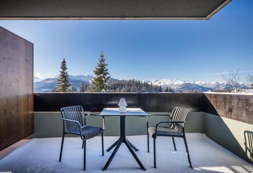 اتاق استاندارد یک تخته با بالکن, Valaisia Crans Montana