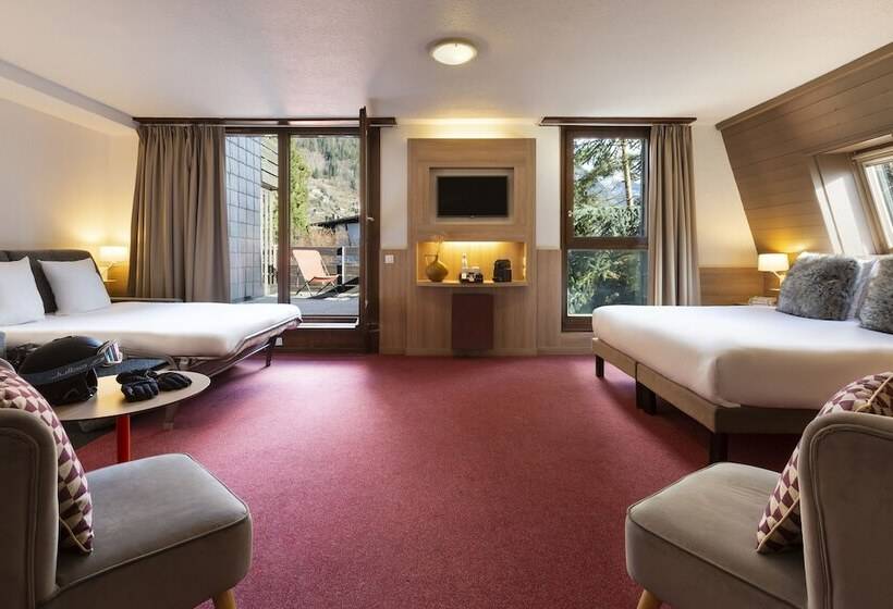 اتاق استاندارد چهار تخته, Sowell Hotels Mont Blanc Et Spa