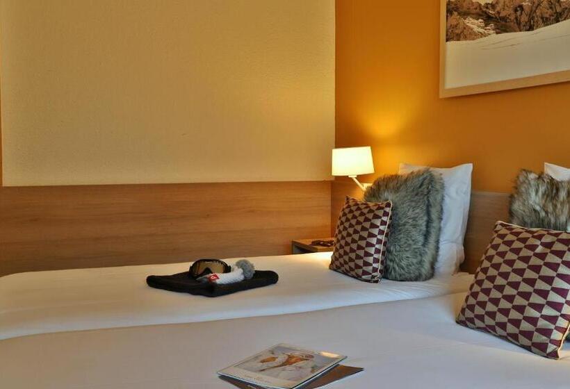 اتاق استاندارد با چشم‌انداز, Sowell Hotels Mont Blanc Et Spa