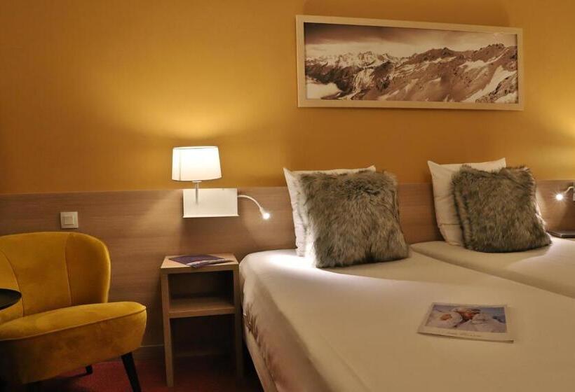 اتاق استاندارد با چشم‌انداز, Sowell Hotels Mont Blanc Et Spa