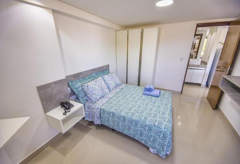 آپارتمان 1 خوابه با بالکن, Goldflat   Cabo Branco By Penareiaturbr