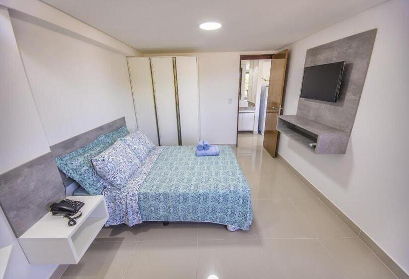 آپارتمان 1 خوابه با بالکن, Goldflat   Cabo Branco By Penareiaturbr