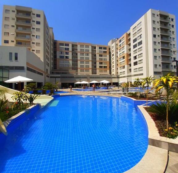 침실 1개 풀장 전망 아파트, Park Veredas Resort