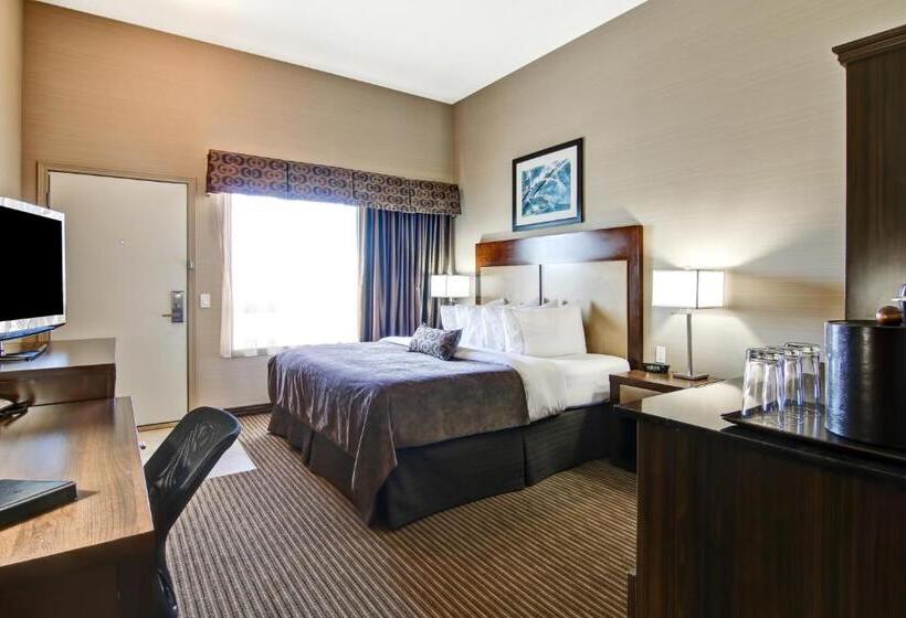 キングサイズベッドのスタンダードルーム, Canalta Hotel Shaunavon