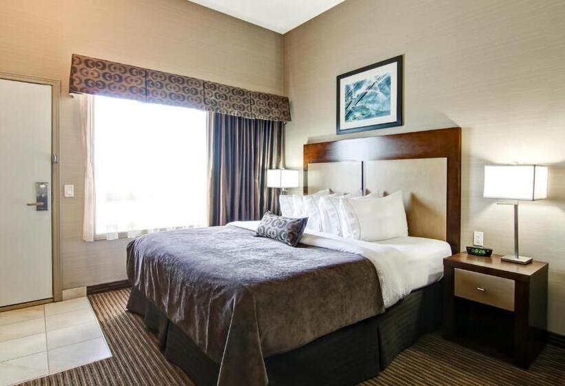 身障者適用キングサイズベッドルーム, Canalta Hotel Shaunavon