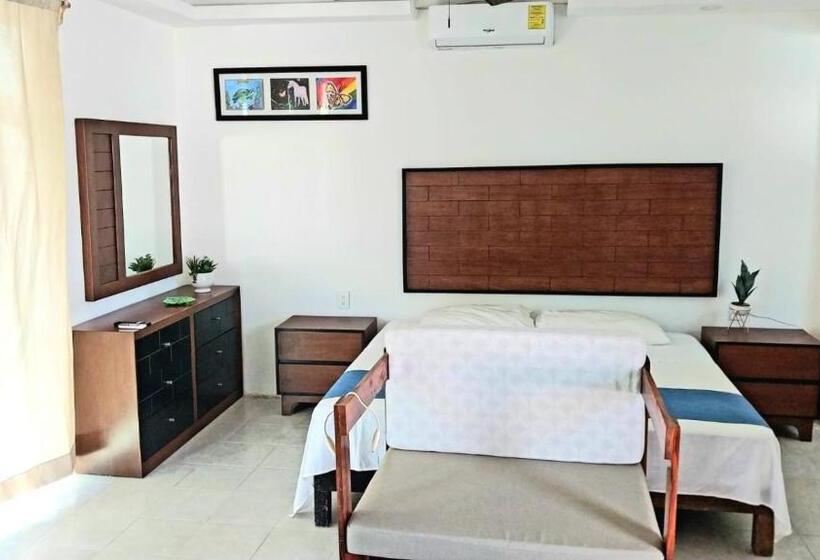 اتاق لوکس با بالکن و چشم‌انداز دریا, Riviera Bonfil