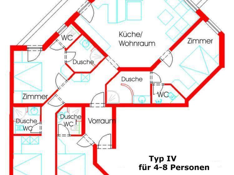Апартаменты 4 Спальни, Kinderbauernhof Leneler