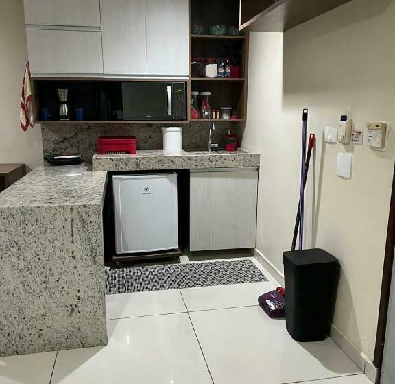 آپارتمان 1 خوابه با بالکن, Flat Beira Mar Tambaú