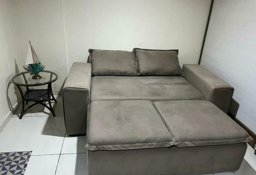 آپارتمان 1 خوابه با بالکن, Flat Beira Mar Tambaú