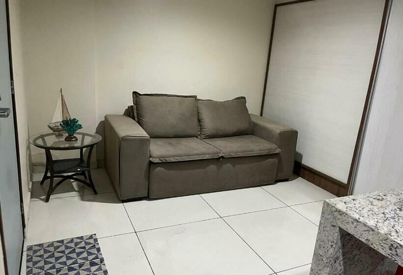 آپارتمان 1 خوابه با بالکن, Flat Beira Mar Tambaú