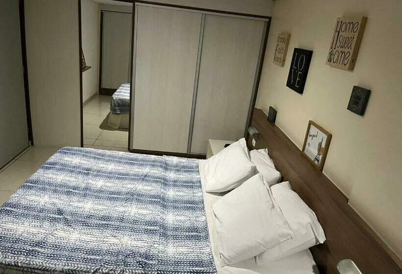 آپارتمان 1 خوابه با بالکن, Flat Beira Mar Tambaú