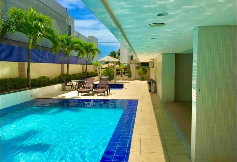 آپارتمان 1 خوابه با بالکن, Flat Beira Mar Tambaú