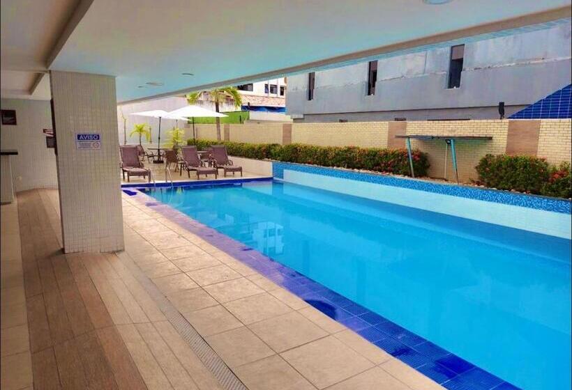 آپارتمان 1 خوابه با بالکن, Flat Beira Mar Tambaú