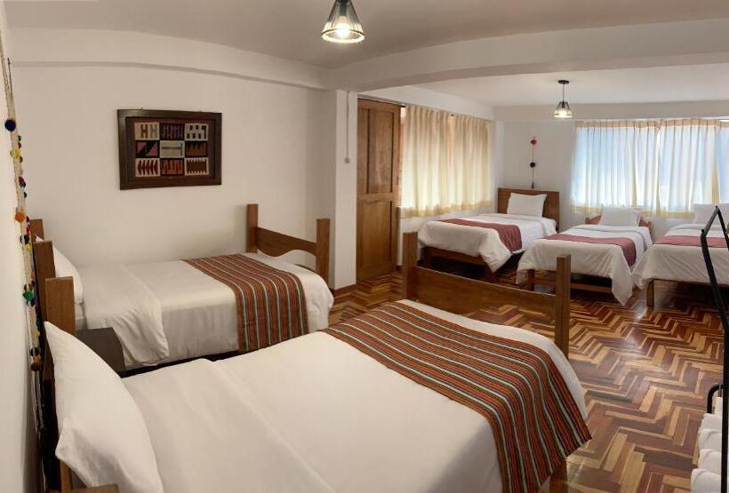 اتاق استاندارد چهار تخته, Shanti Hotel Pisac