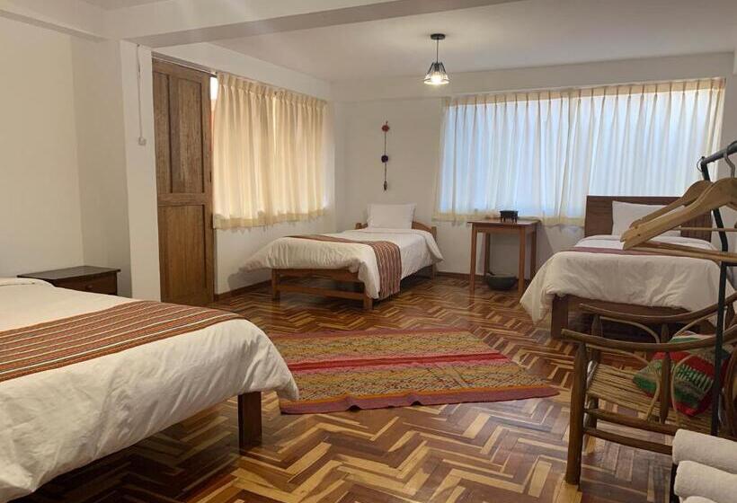 اتاق استاندارد چهار تخته, Shanti Hotel Pisac