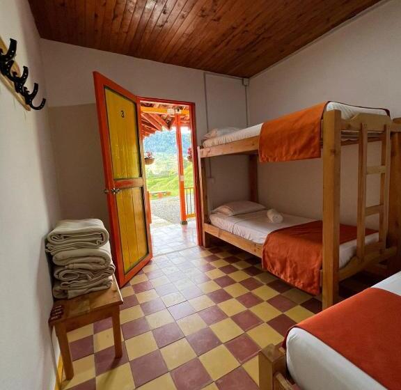 اتاق استاندارد چهار تخته, Hospedaje Campestre El Rancho De Jero