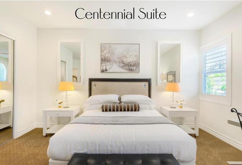 스위트 킹사이즈 침대, Gaia Inn & Spa  Adult Only  Temecula Wine Country