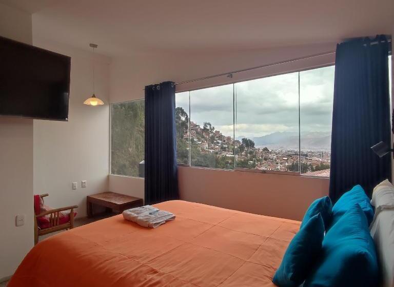 Quarto Estandar Vista Montanha, Casa Sapantiana Con Vista Al Bosque, Cerca A Sacsayhuaman