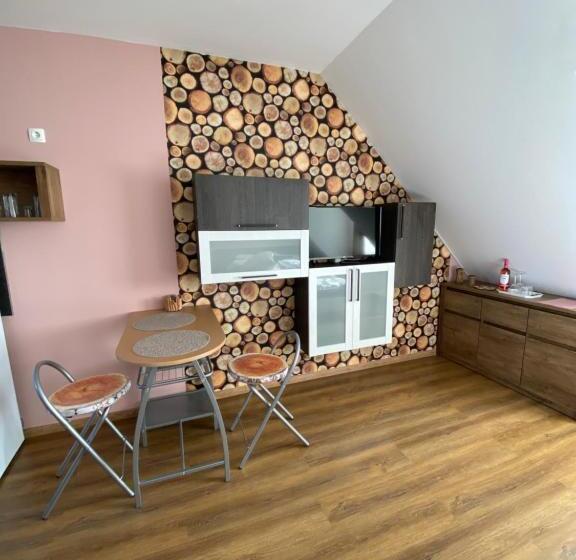 آپارتمان 1 خوابه با چشم‌انداز باغ, Platán Apartmanház