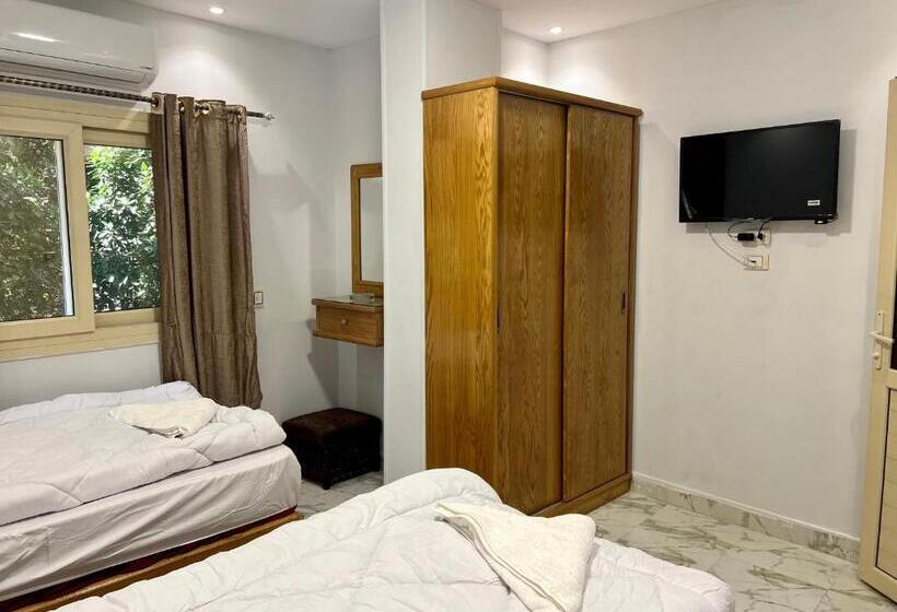 اتاق استاندارد با چشم‌انداز باغ, Life Pyramids Inn